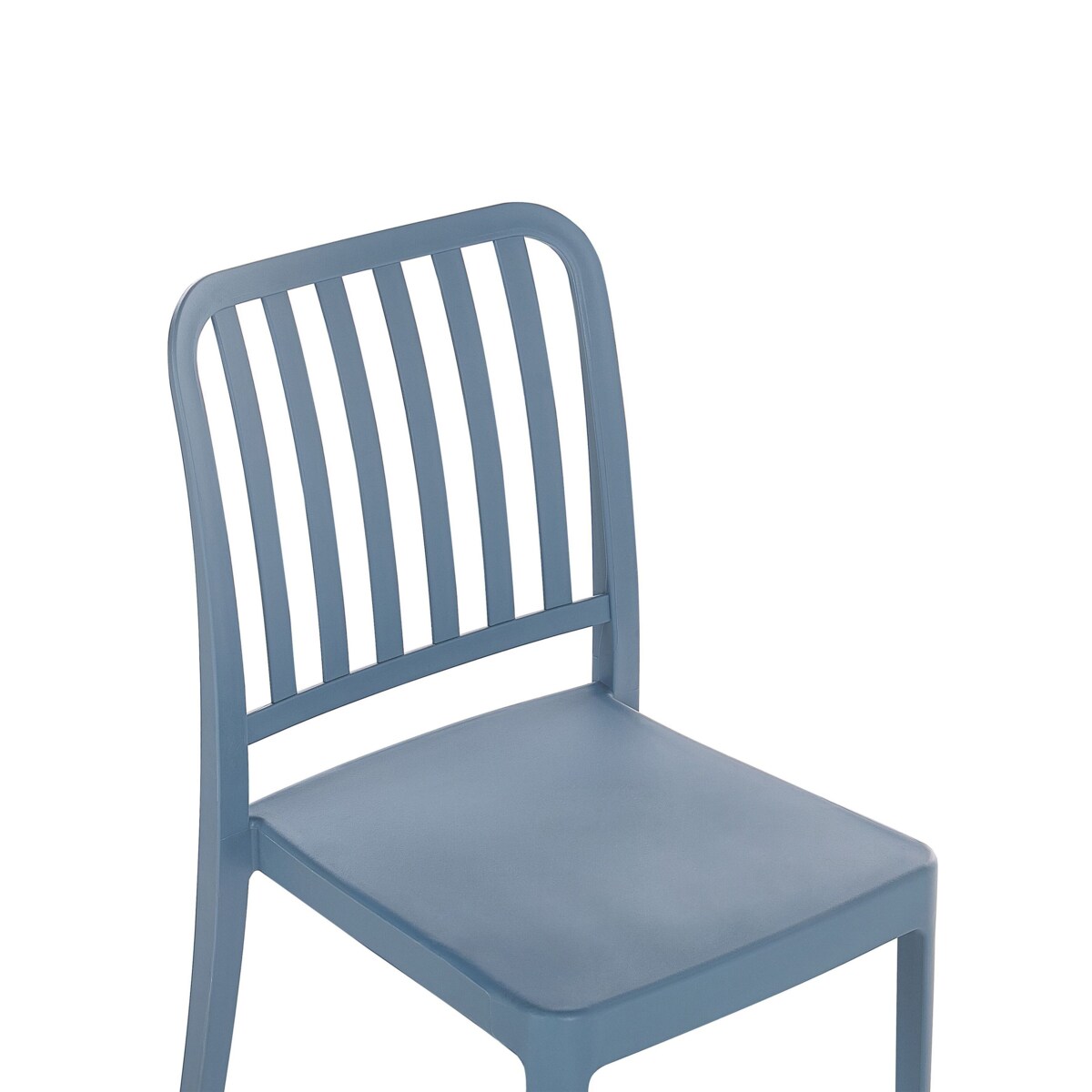 Zestaw 4 krzeseł ogrodowych niebieski SERSALE