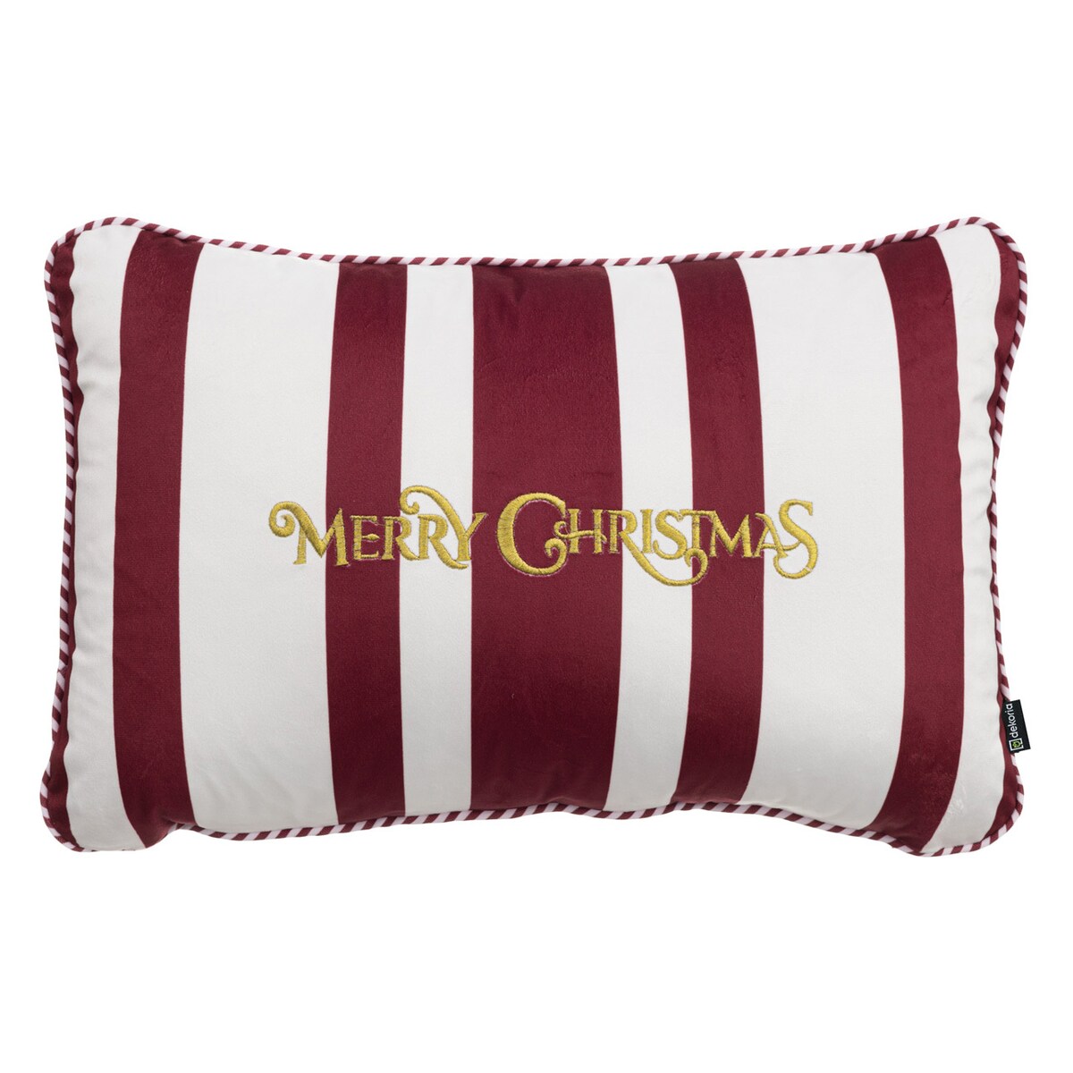 Poszewka na poduszkę Red & White Noel 60x40 cm boże narodzenie, święta, świąteczne, bordowy -czerwony, 60x40 cm