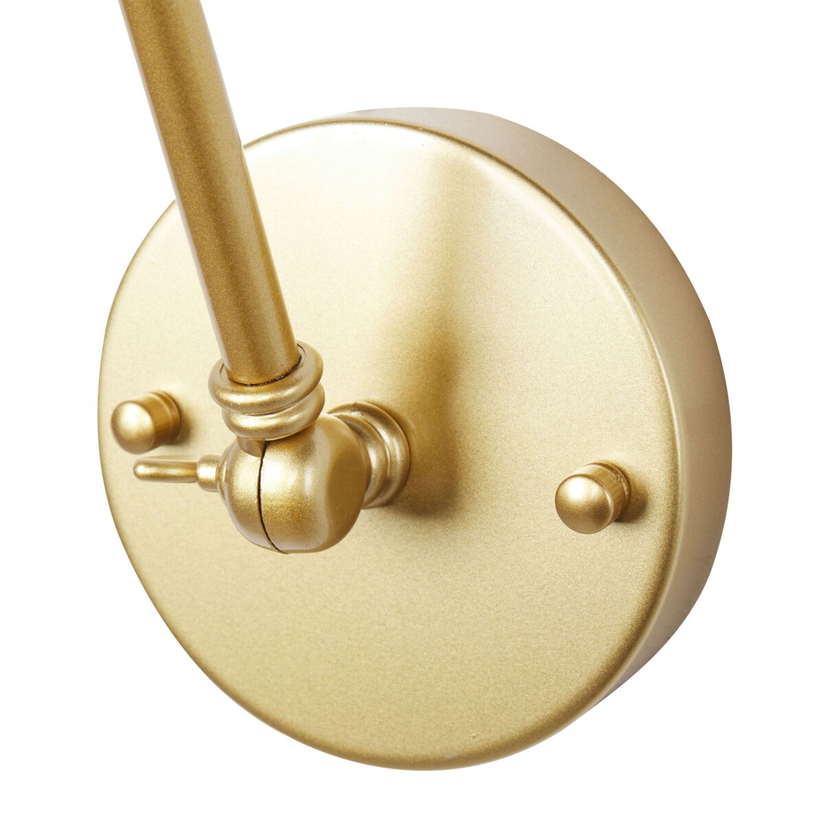 Zestaw 2 metalowych lamp ściennych złoty NARVA