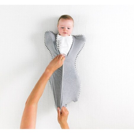 Otulacz Swaddle UP - rozmiar XS - szary - ETAP 1 Original