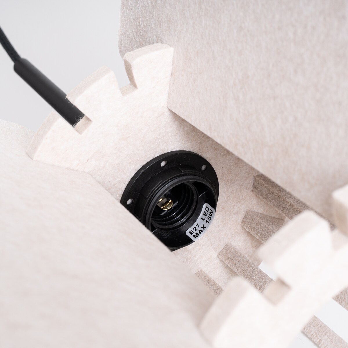 Lampa wisząca MULA 45 beżowa