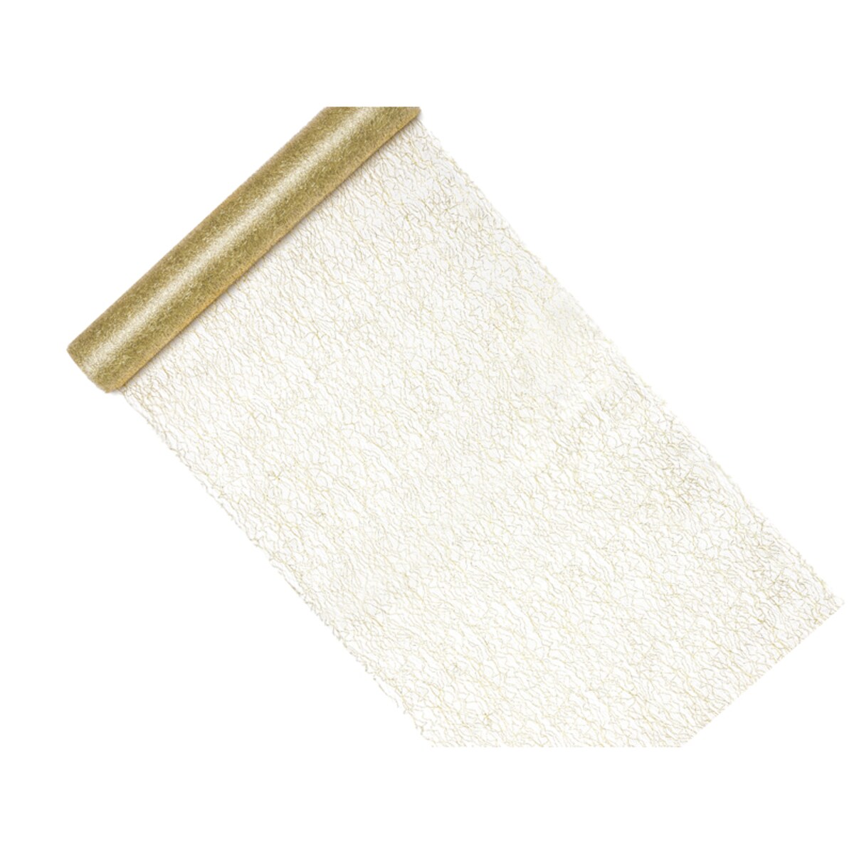 Siatka dekoracyjna - Fibra, złoty, 0,36x9m