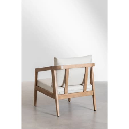 Zestaw ogrodowy: sofa, 2 fotele i stolik z drewna akacjowego Kaela