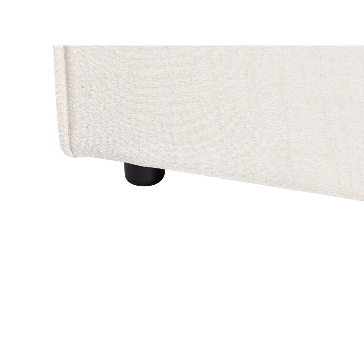 Łóżko tapicerowane 180 x 200 cm złamana biel LINARDS