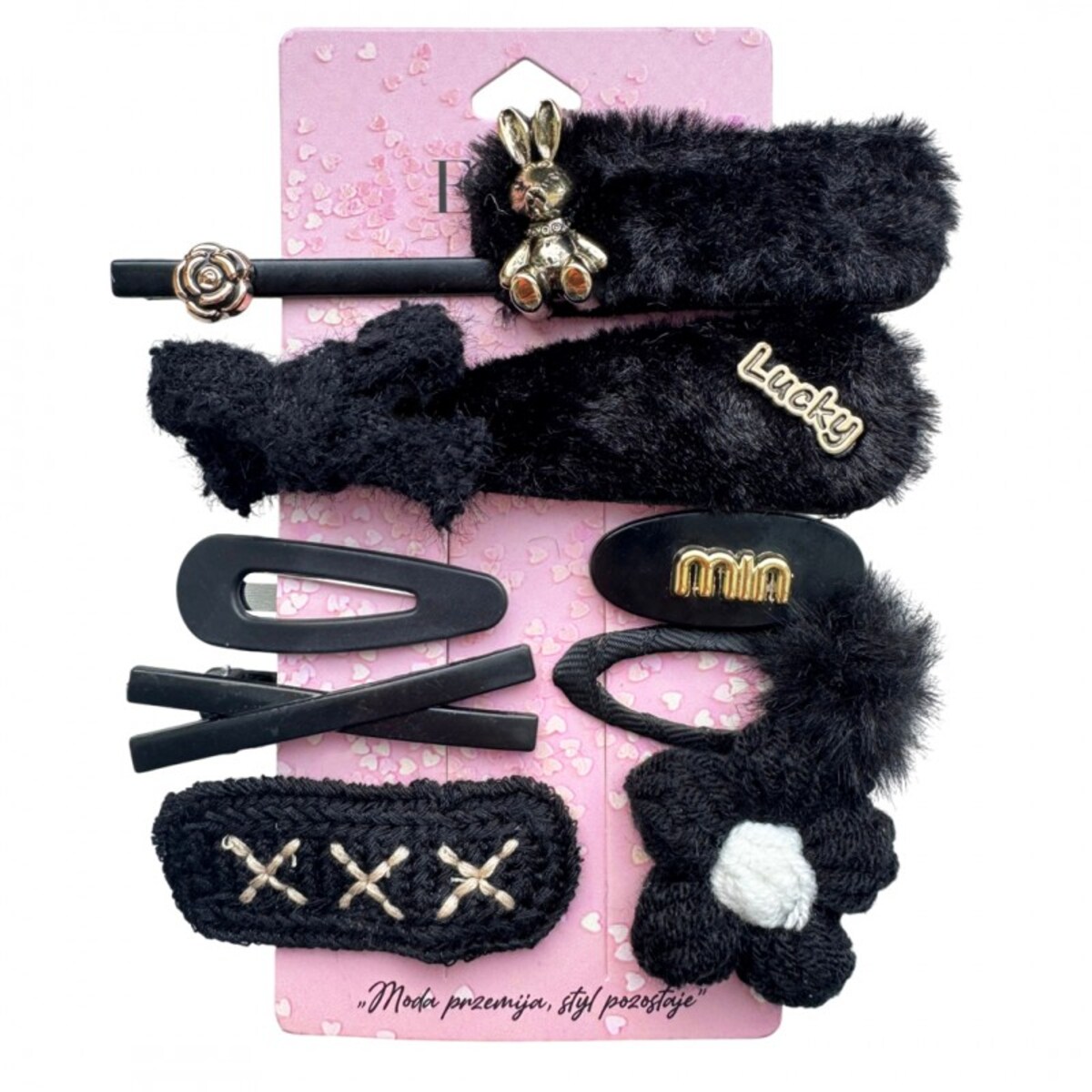 Zestaw 10 sztuk zdobionych Eleganckich Spinek do włosów SP434