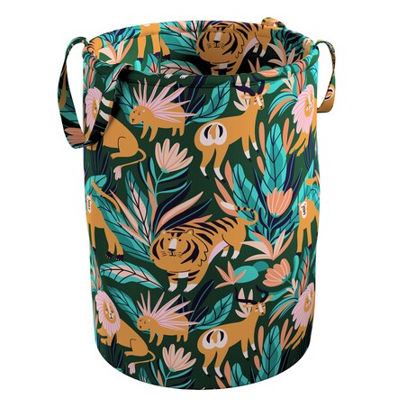 Kosz na zabawki Tobi, zielony, 40x60cm, Magic Collection