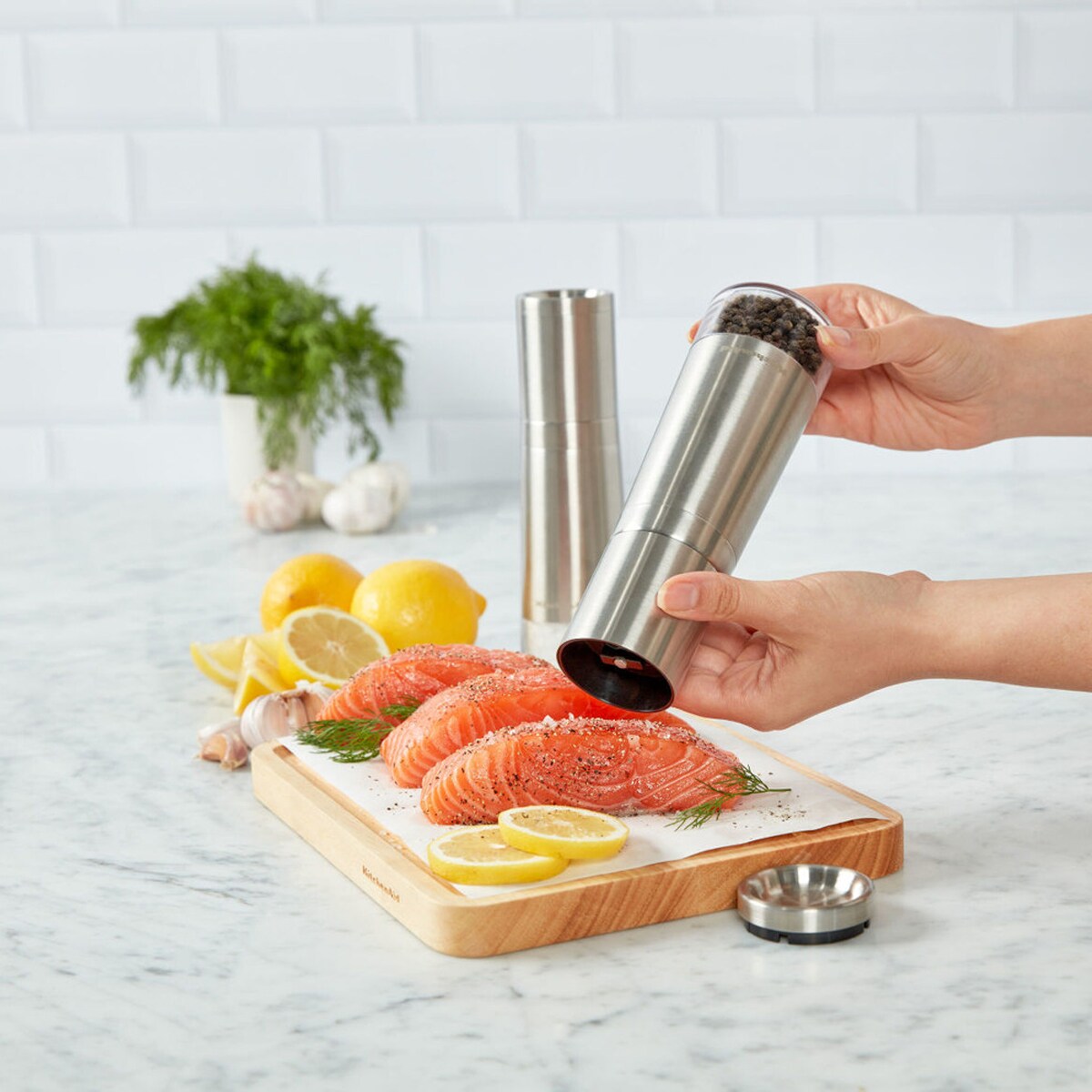 KitchenAid młynki do soli i pieprzu - zestaw 2 sztuki