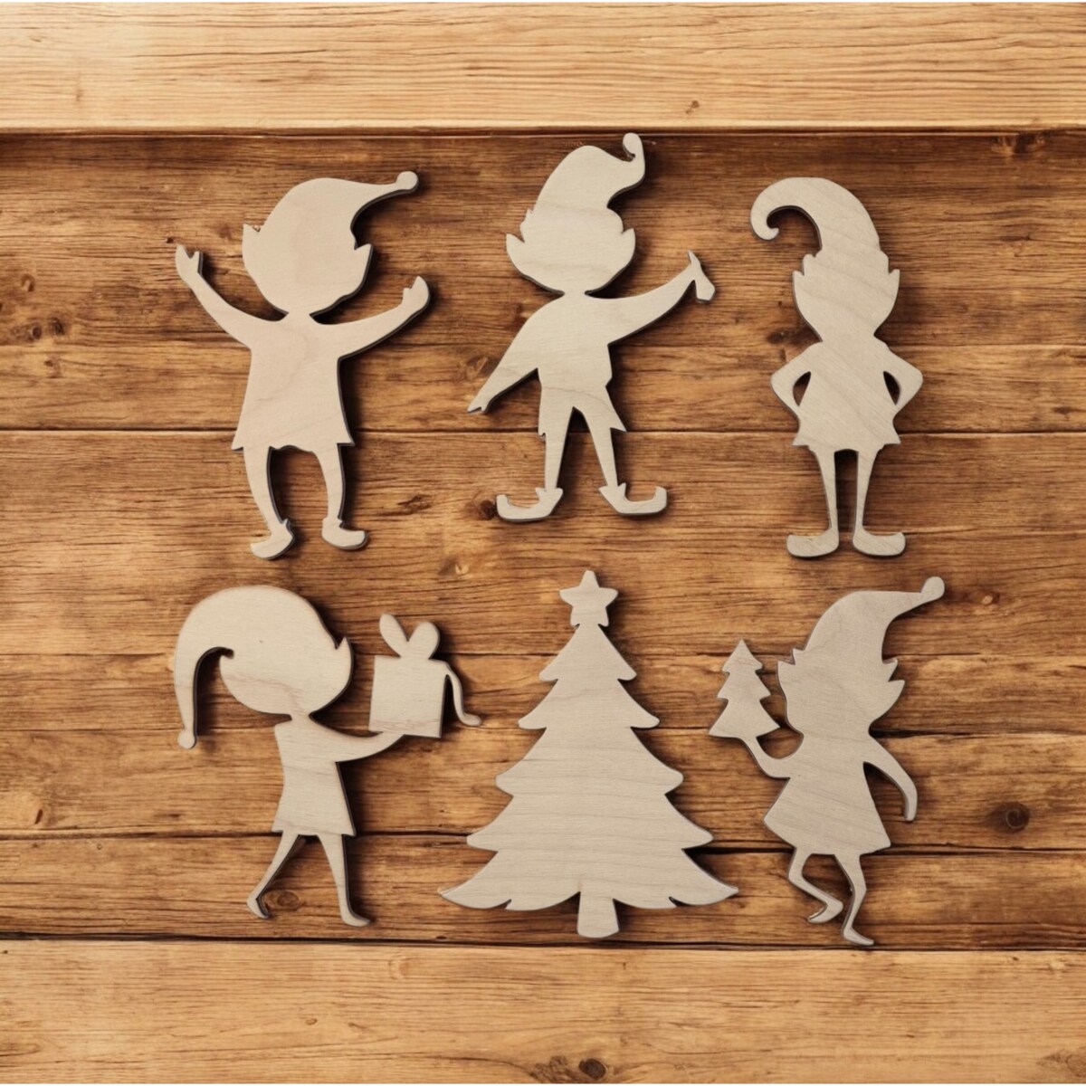 Zestaw kreatywny POMOCNE ELFY ozdobne pudełko PREZENT świąteczny