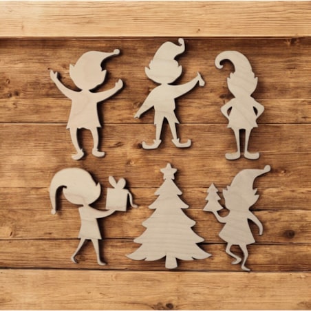 Zestaw kreatywny POMOCNE ELFY ozdobne pudełko PREZENT świąteczny