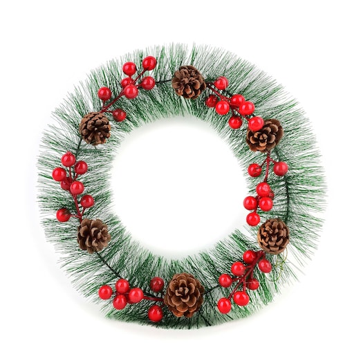 SANTA LILA Wianek 30cm