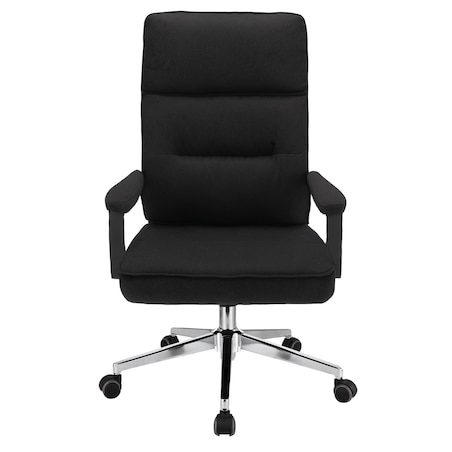 Fotel biurowy SEGO tkanina czarny