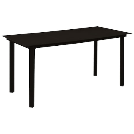 vidaXL 7-cz. zestaw mebli ogrodowych, rattan PVC, czarny