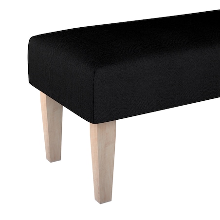 Ławka, czarny, 100 x 40 x 40 cm, Etna