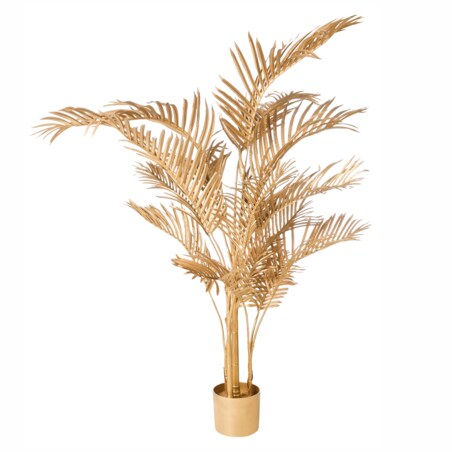Sztuczna roślina ARECA PALM 160 cm Złoty