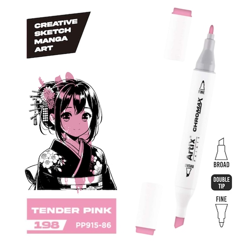 dwustronny marker kreatywny artix pp915-86 tender pink