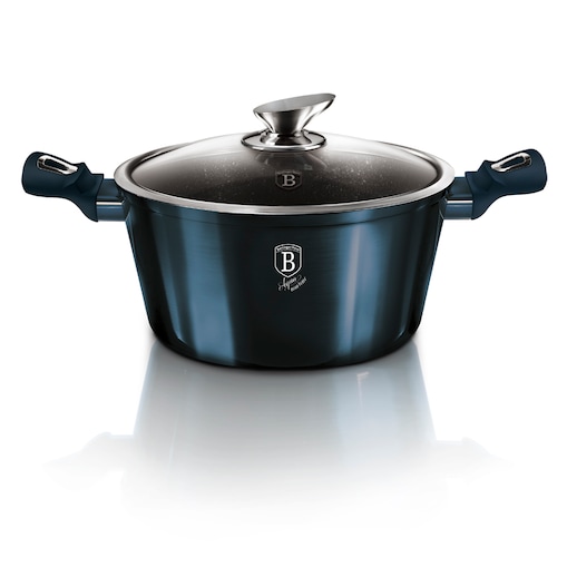 Garnek z pokrywką 24cm BerlingerHaus Aquamarine BH-1879