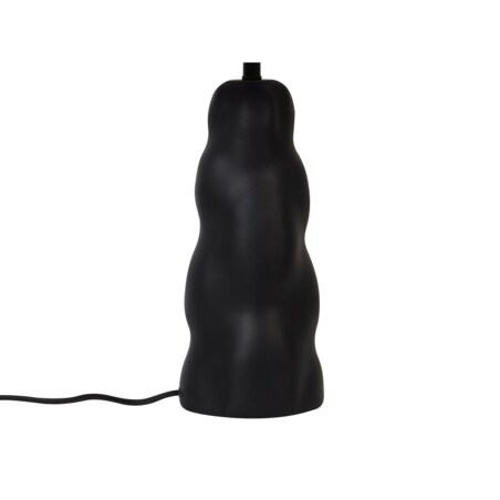 Lampa stołowa ceramiczna czarna VILAR