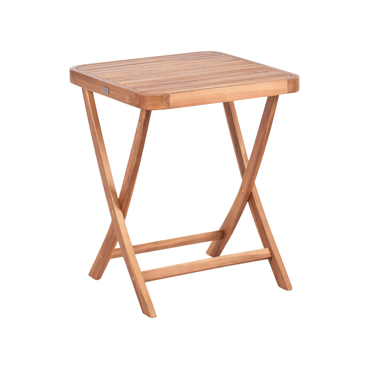 Zestaw mebli balkonowych Składane CALCIANO Certyfikowane drewno akacjowe Brązowy