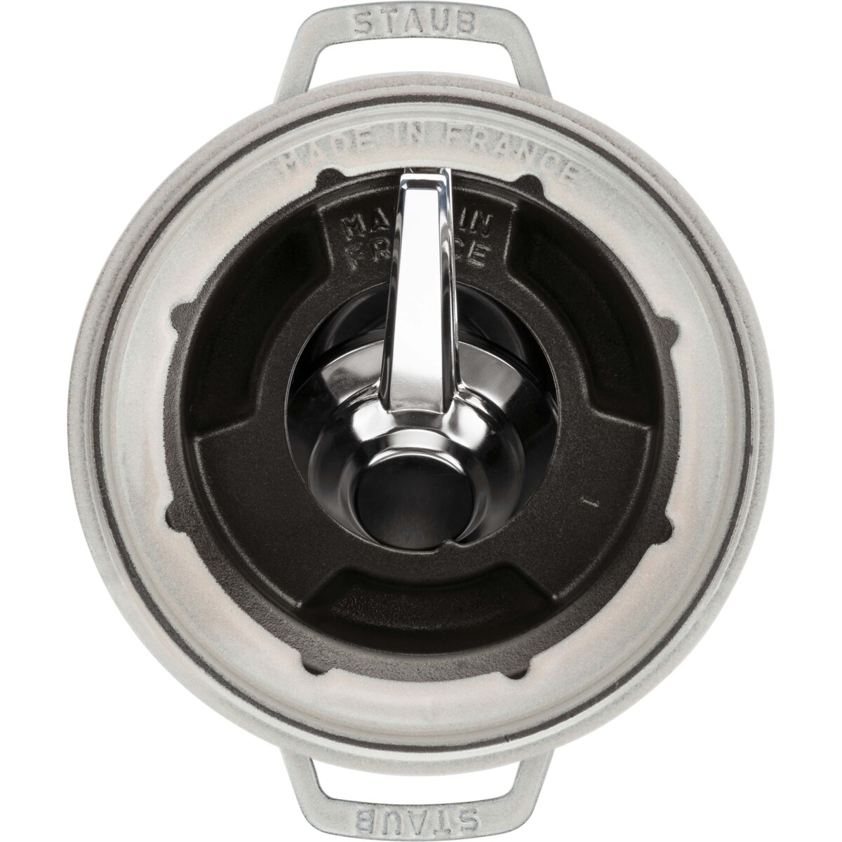 Zestaw do fondue Staub - 20 cm, Biała trufla