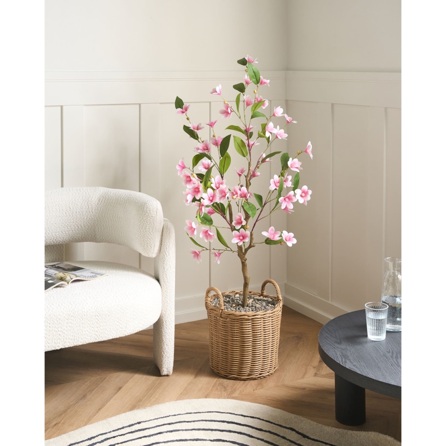 Sztuczna roślina MAGNOLIA TREE 128 cm Zielony