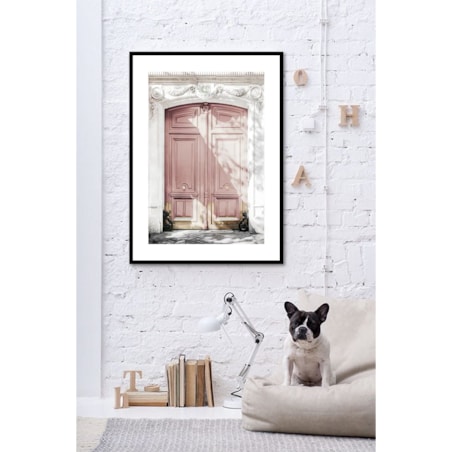 Poster Story, Plakat, Obraz - Różowe Drzwi, wymiary 42 x 60 cm