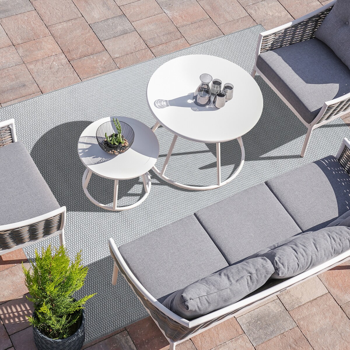 Dywan płasko tkany Scandi 200x300 cm nowoczesny szary