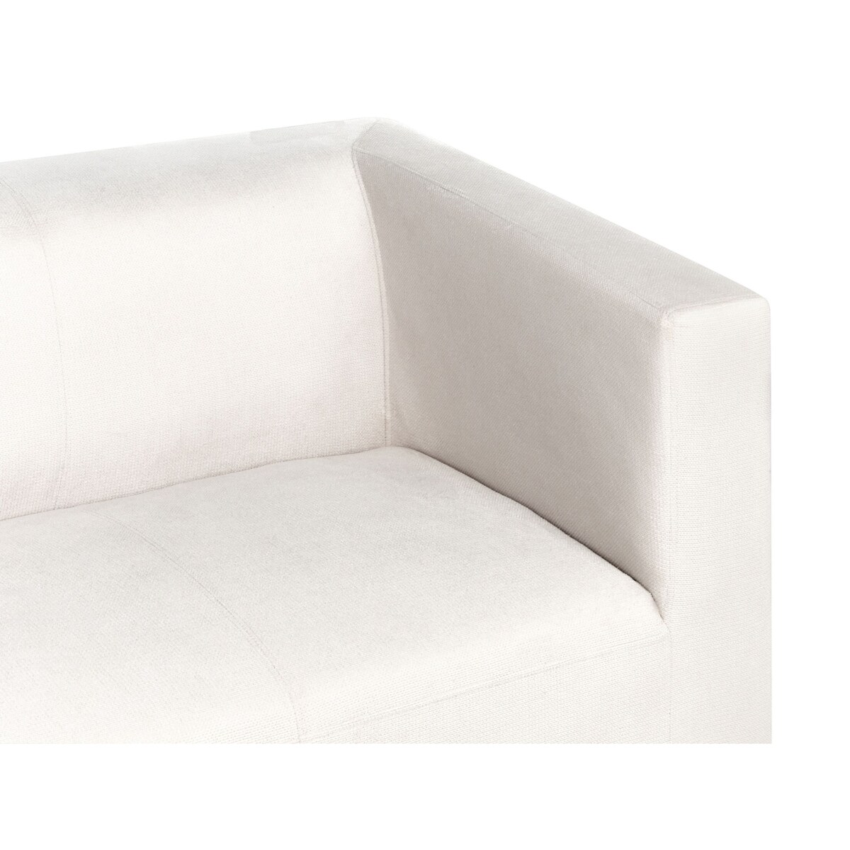 Sofa 3-osobowa biała FLORO