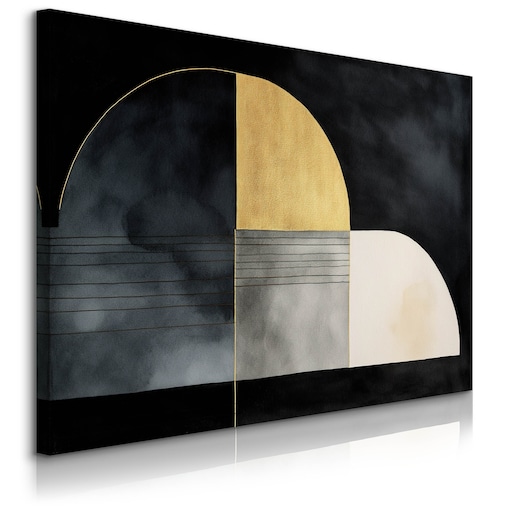 Obraz Ścienny Abstrakcyjne Kształty Boho Glamour Styl Nowoczesny 120x80cm