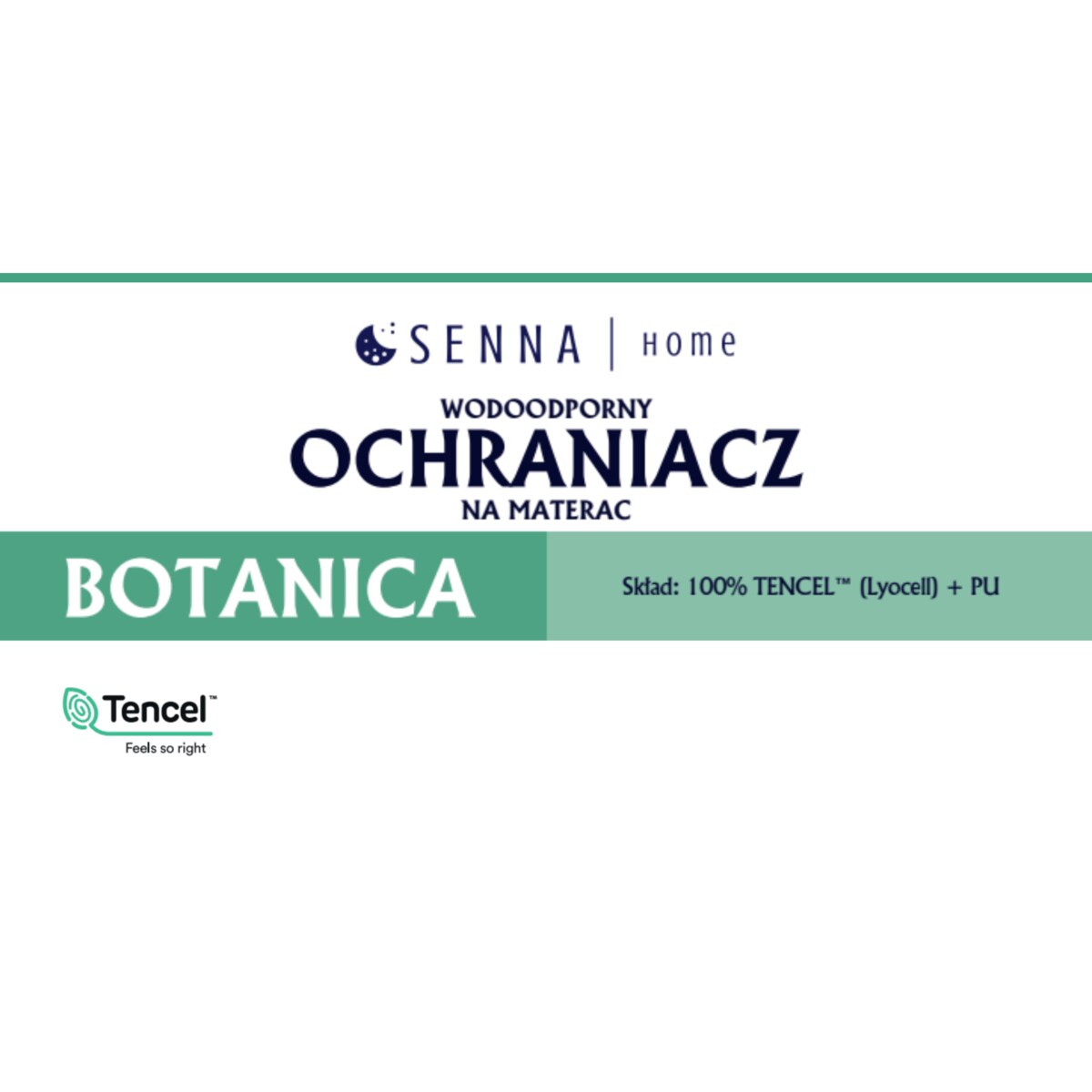 Ochraniacz na materac 160x200 BOTANICA Senna home