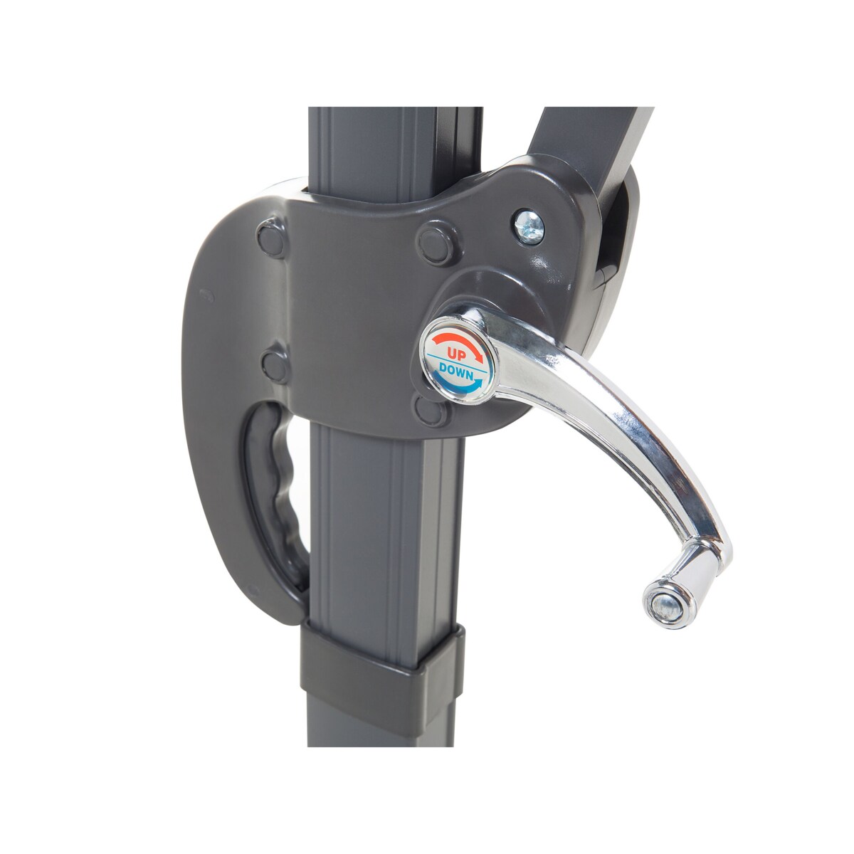 Parasol ogrodowy ⌀ 300 cm szary SAVONA