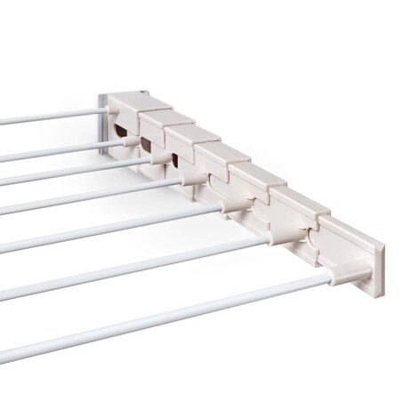 Teleskopowa suszarka na pranie Rayen - 85 cm, Biały