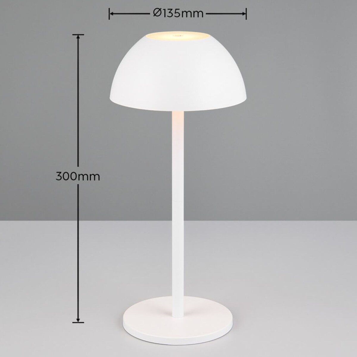 Stołowa lampka ze ściemniaczem Ricardo R54106131 RL Light IP54 LED 2W 3000K biały