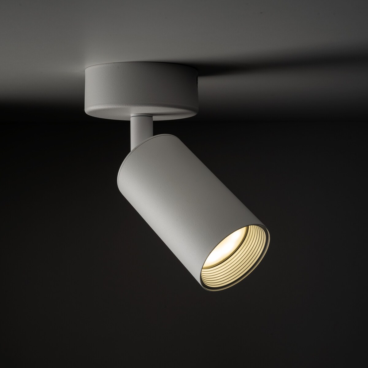 Lampa reflektor spot sufitowy TK Lighting AMIS WHITE 10794 GU10 biała złoty akcent nowoczesna ruchoma oprawa punktowa