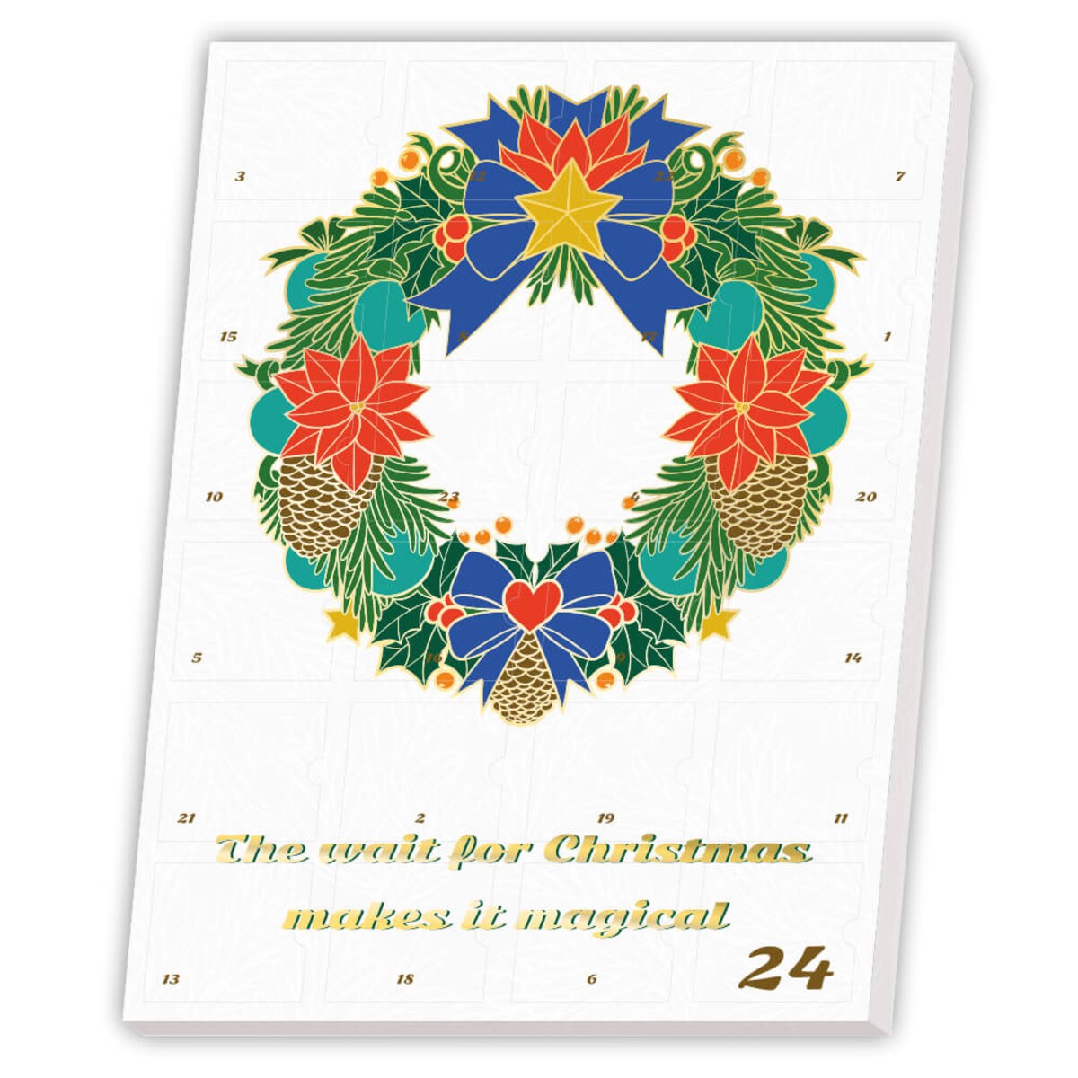 KALENDARZ ADWENTOWY 2025 Z KAWAMI - 24 RÓŻNE SMAKI KAW DESEROWYCH PREMIUM - PREZENT UPOMINEK NA ŚWIĘTA MIKOŁAJA DLA KOBIETY MĘŻCZYZNY FACETA