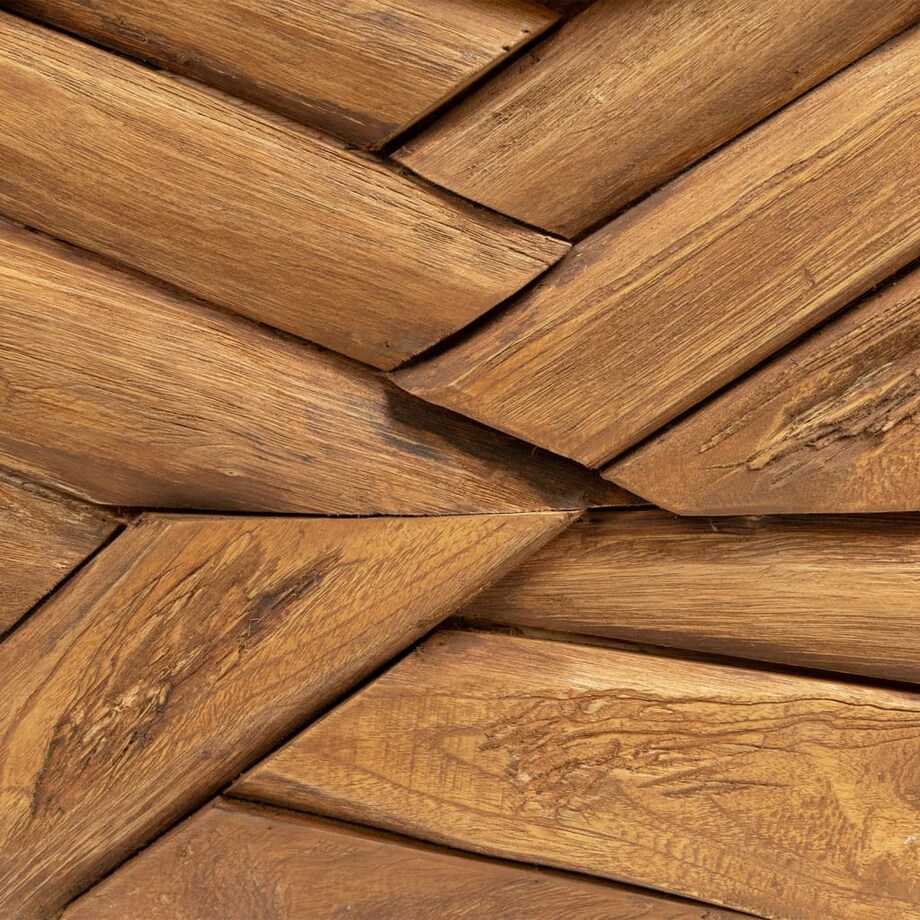 vidaXL Stolik kawowy, zerodowane, lite drewno tekowe, 110x35x38 cm