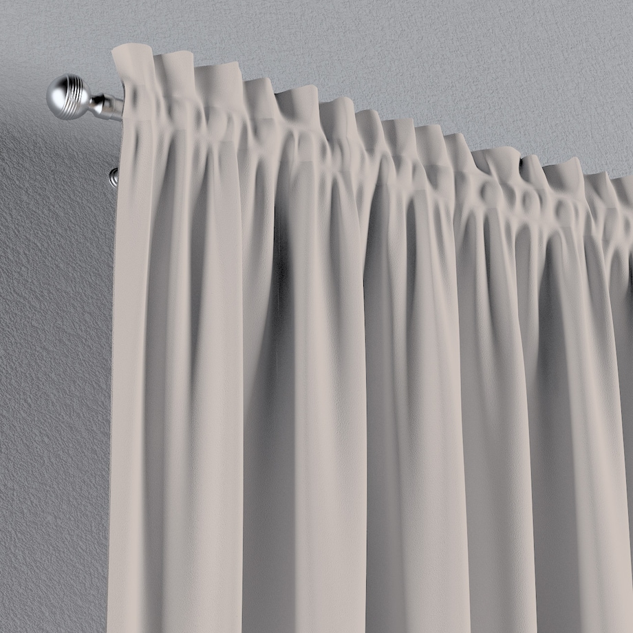 Zasłona na kanale z grzywką 1 szt. 130x245 kaszmirowy