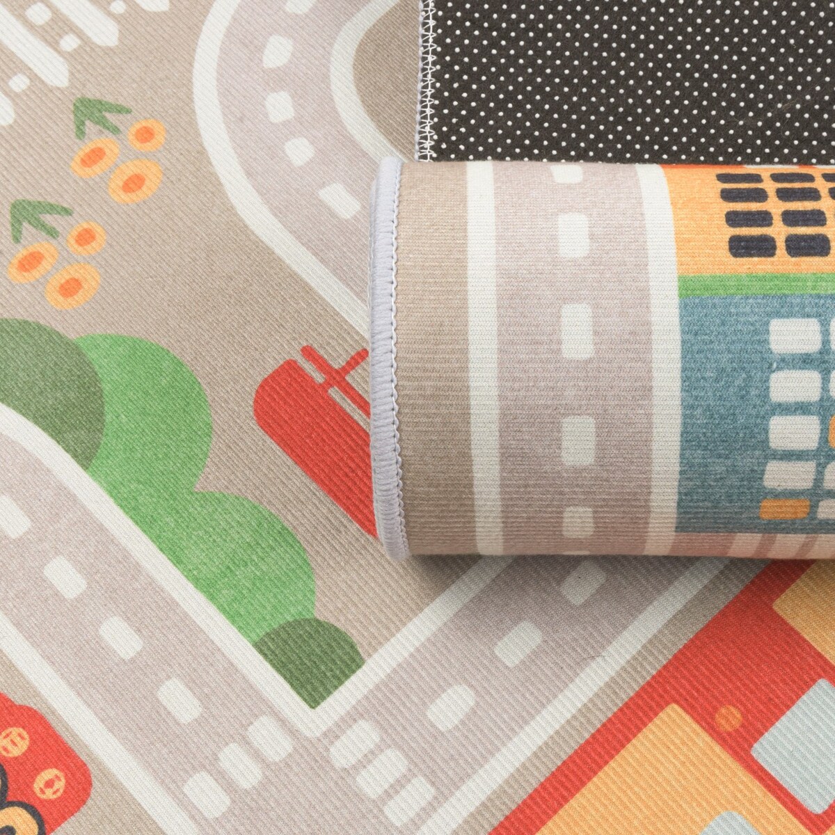 Dywan dziecięcy Ulice 150x200 cm e-floor beżowy