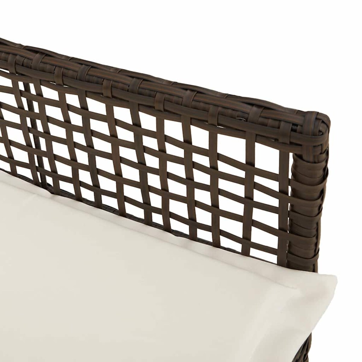 vidaXL Krzesło Ogrodowe 2 pcs Brązowy 53 x 60 x 85cm polirattan