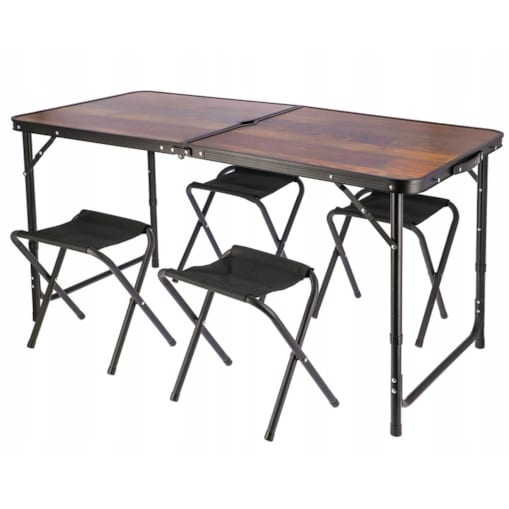 Zestaw kempingowy JUMI składany turystyczny ogrodowy walizka