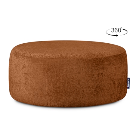KONSIMO RAGGI Puf obrotowy rudy