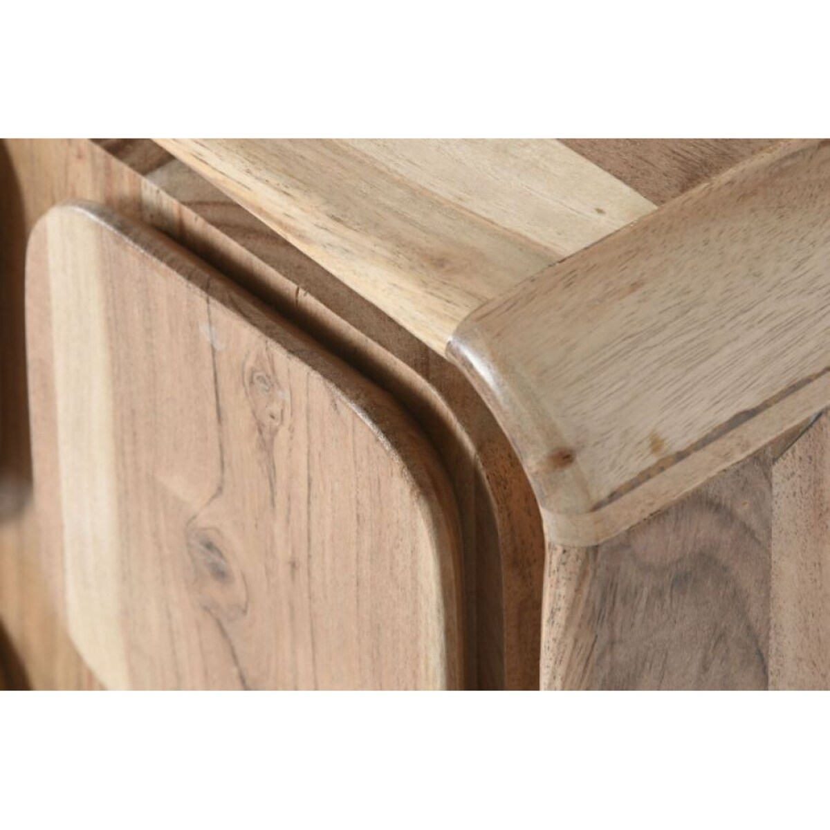 Komoda-szafka nocna z drewna akacjowego 50x40x40 cm ROBIN - III