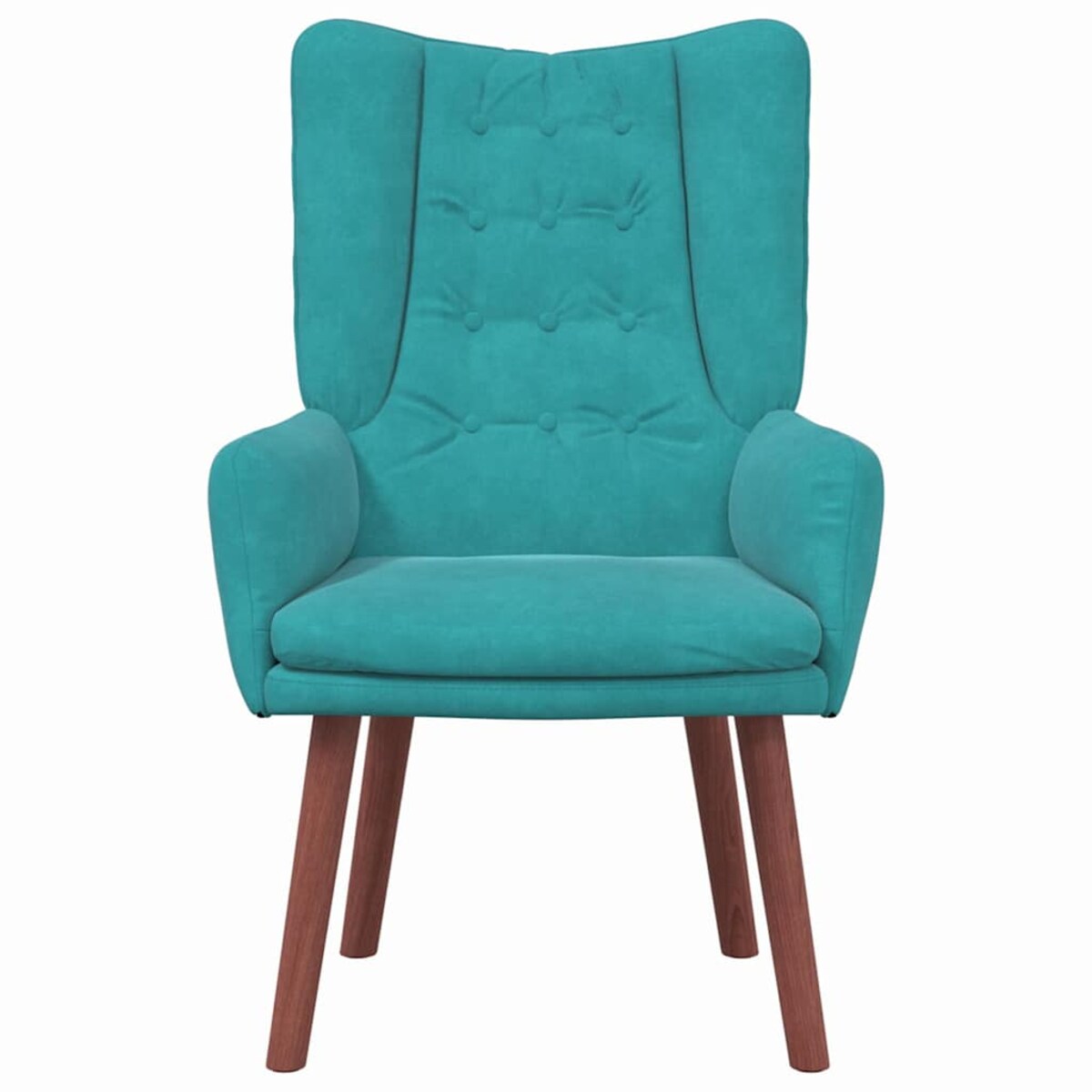 vidaXL Fotel relaksacyjny Turkusowy 63 x 67 x 94 cm Aksamit