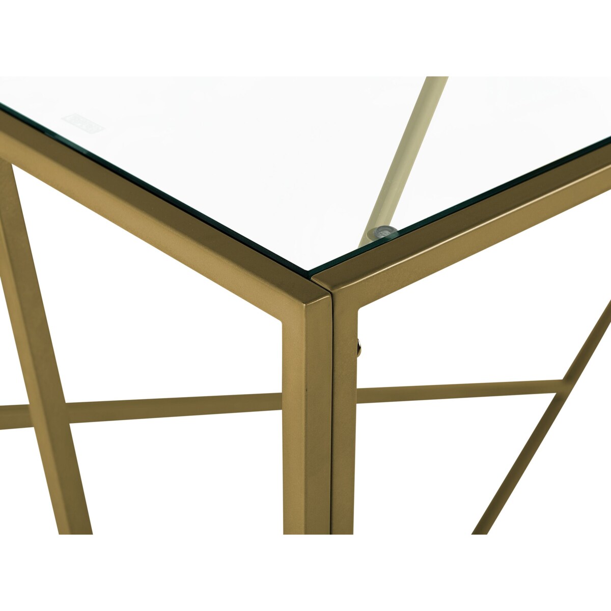 Konsola szklana złota ORLAND