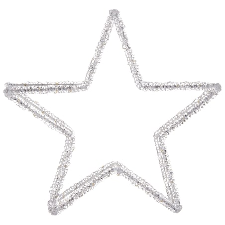 Dekoracja ogrodowa LED SIMO Gwiazda 31 cm Biały