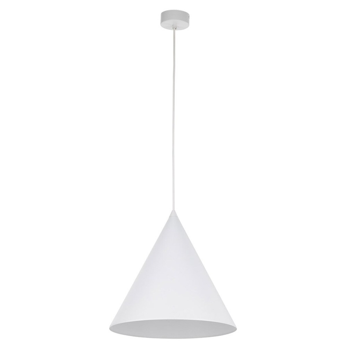 Lampa wisząca TK Lighting CONO WHITE 10009 biała E27 regulowana do salonu kuchni jadalni