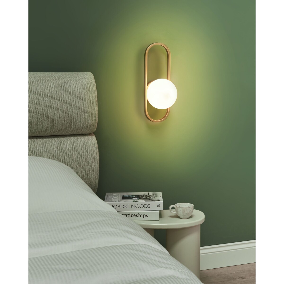 Lampa ścienna VARDI Metal Złoty