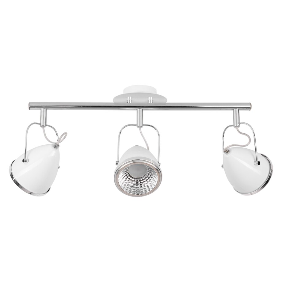 Lampa Sufitowa BRITOP Lighting 3xGU10 LED 6W Biały z Akcentem Chromu w Klasycznym Stylu, Polski Producent, 1 szt.
