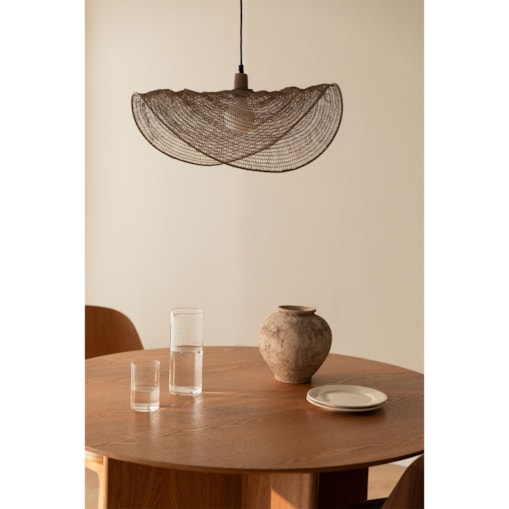 Lampa wisząca z drucianej siatki Garaine 58 cm