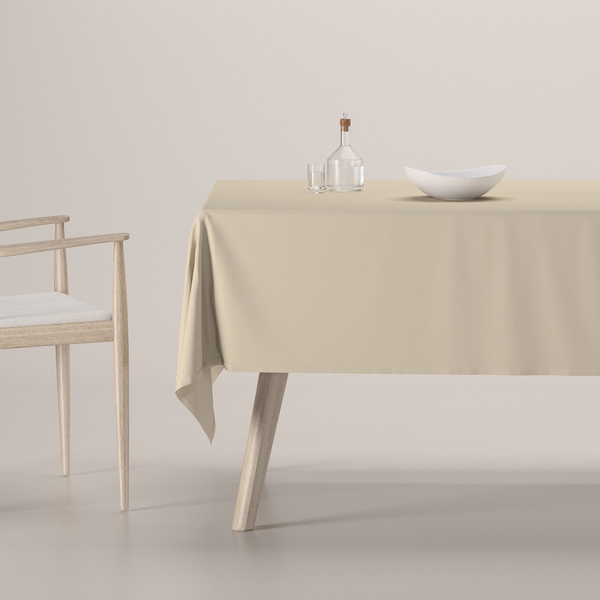 Obrus prostokątny 130 x 160 cm caffe latte (beżowy)