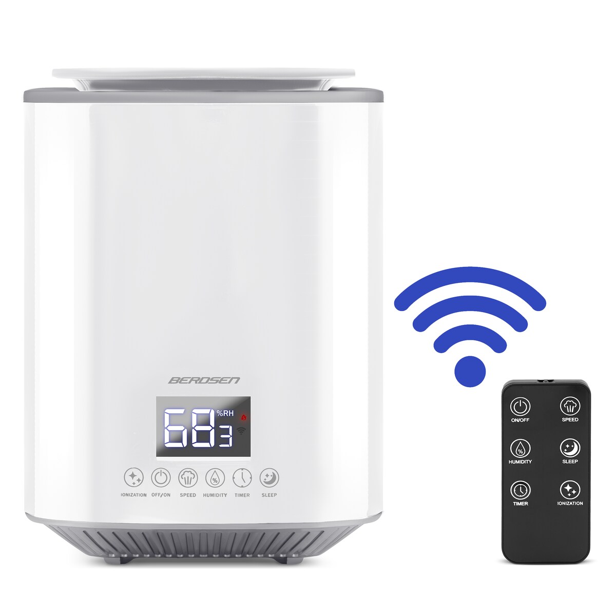 Nawilżacz powietrza ultradźwiękowy jonizator aroma Berdsen